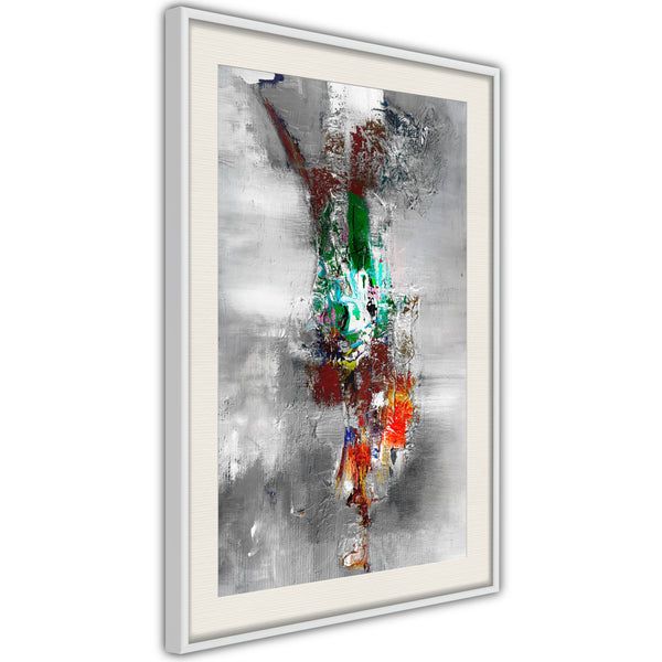 Poster - Contradiction of Opinions  - wit passepartout