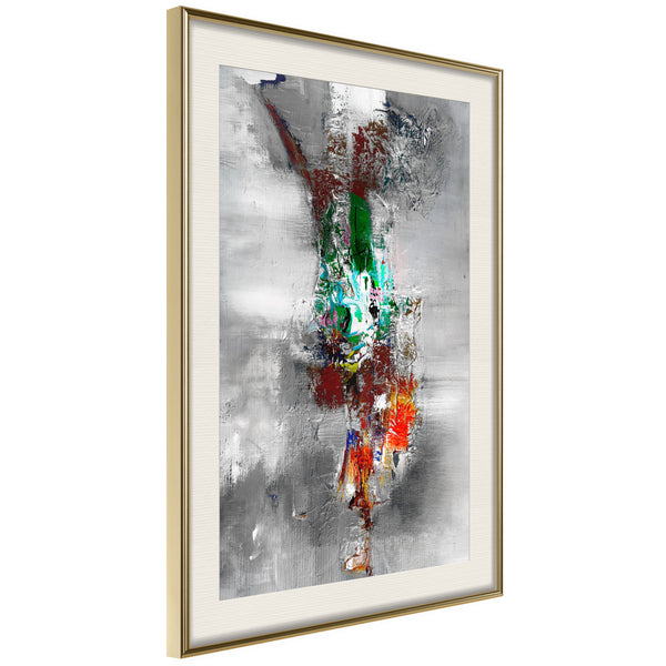 Poster - Contradiction of Opinions  - goud passepartout
