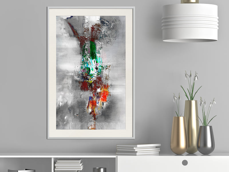 Poster - Contradiction of Opinions  - wit passepartout
