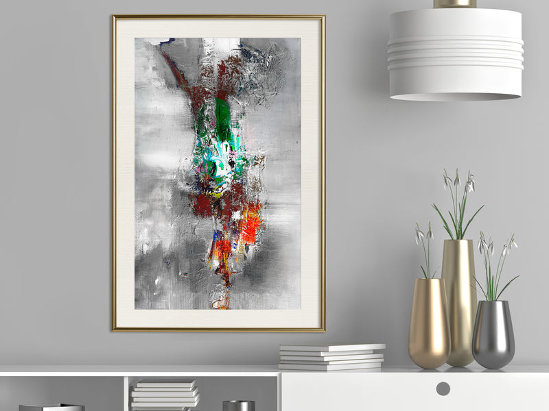 Poster - Contradiction of Opinions  - goud passepartout