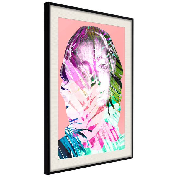 Poster - Hidden Behind the Colours  - zwart passepartout