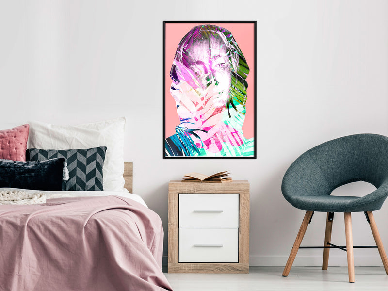 Poster - Hidden Behind the Colours  - zwart