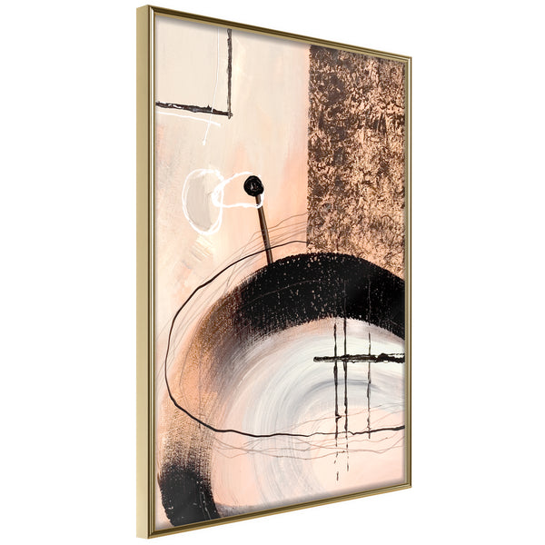Poster - Hidden Message  - goud