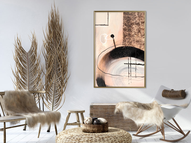 Poster - Hidden Message  - goud