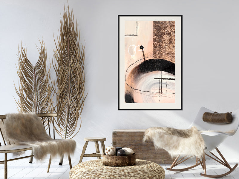 Poster - Hidden Message  - zwart passepartout