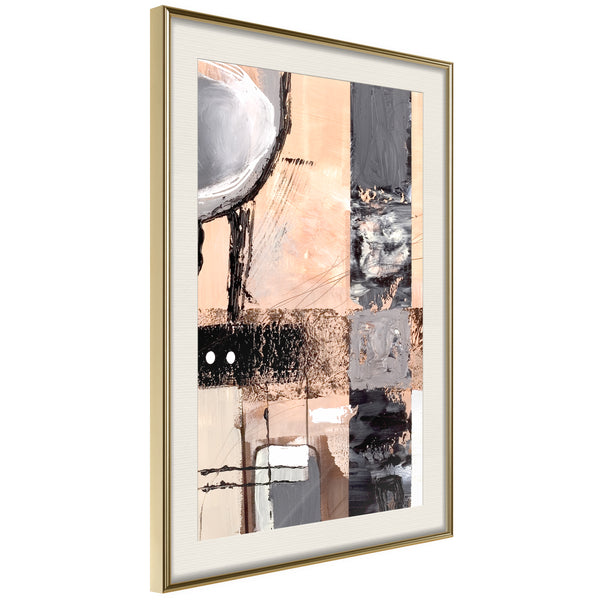 Poster - Organized Mess  - goud passepartout