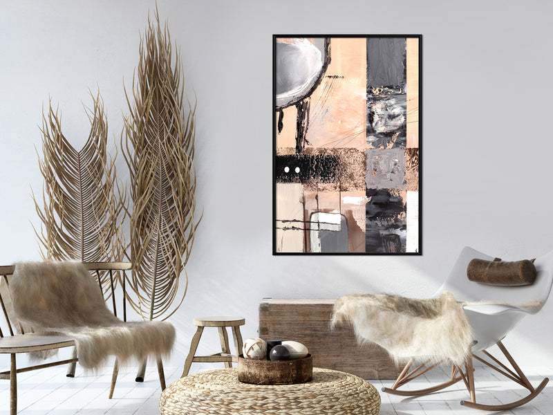 Poster - Organized Mess  - zwart