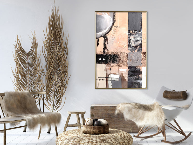 Poster - Organized Mess  - goud