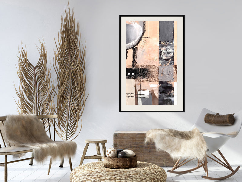 Poster - Organized Mess  - zwart passepartout