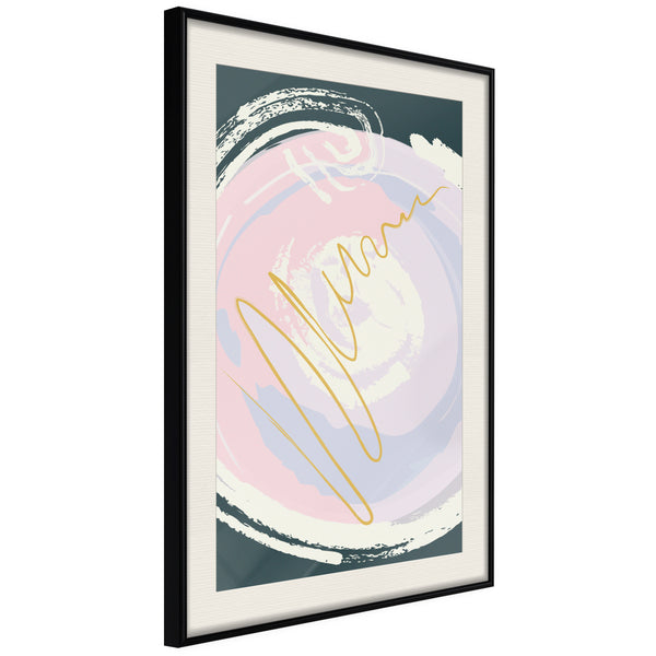 Poster - Candy Autograph  - zwart passepartout