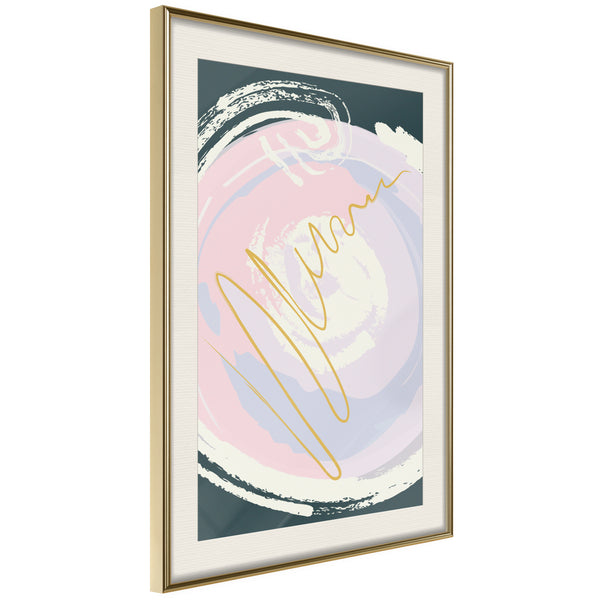 Poster - Candy Autograph  - goud passepartout