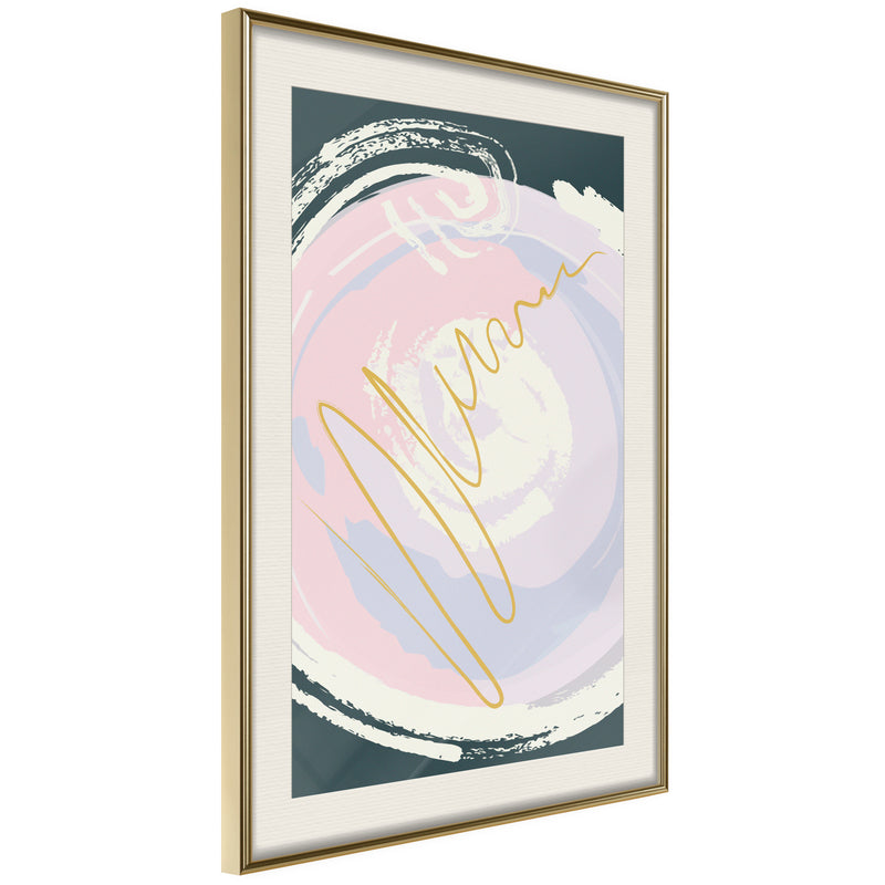 Poster - Candy Autograph  - goud passepartout