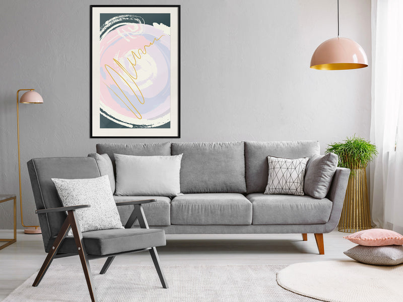 Poster - Candy Autograph  - zwart passepartout