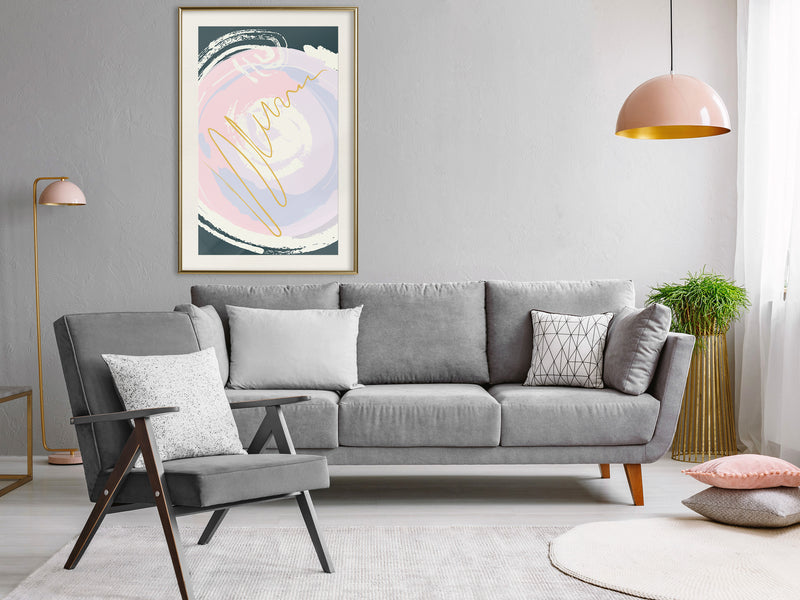 Poster - Candy Autograph  - goud passepartout