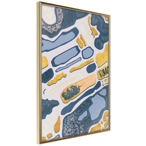 Poster - Lake District  - goud