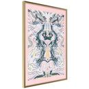 Poster - Mirror Reflection  - goud