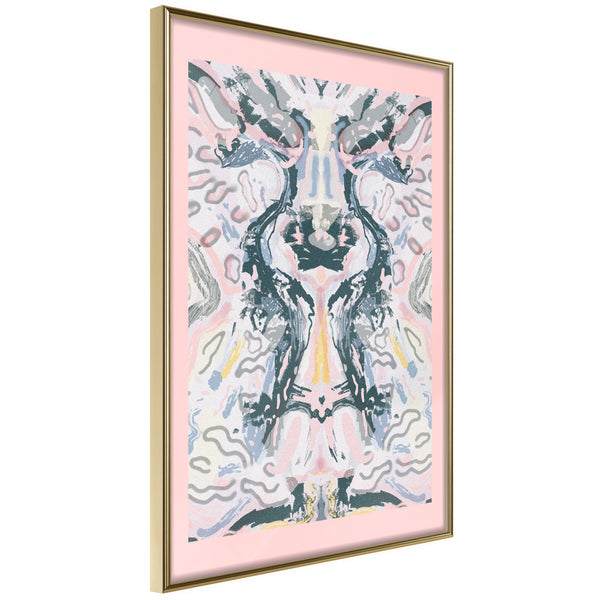 Poster - Mirror Reflection  - goud
