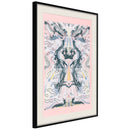 Poster - Mirror Reflection  - zwart passepartout
