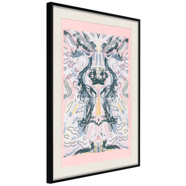 Poster - Mirror Reflection  - zwart passepartout