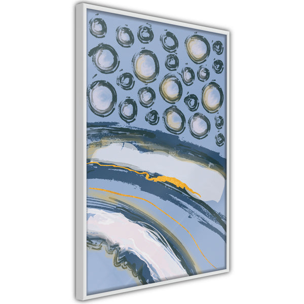 Poster - Rain on the Highway  - wit