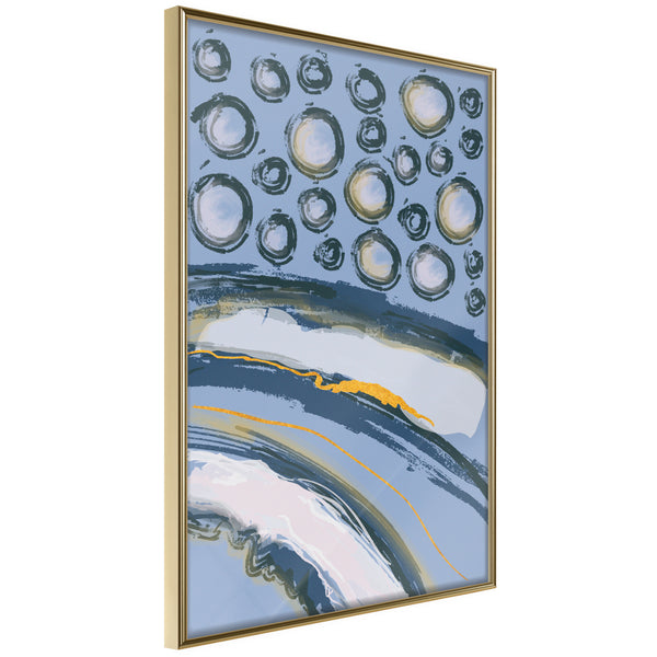 Poster - Rain on the Highway  - goud