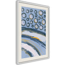 Poster - Rain on the Highway  - wit passepartout