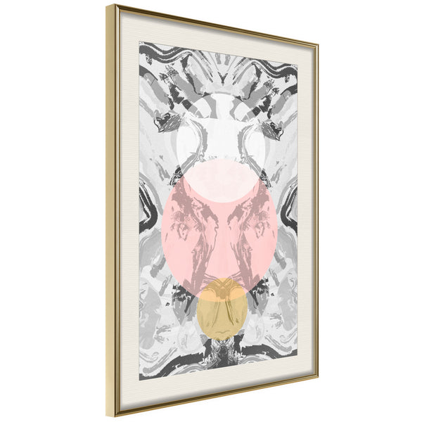 Poster - Rise of the Three Suns  - goud passepartout