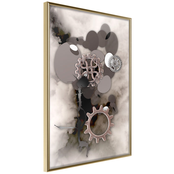 Poster - Ancient Mechanism  - goud