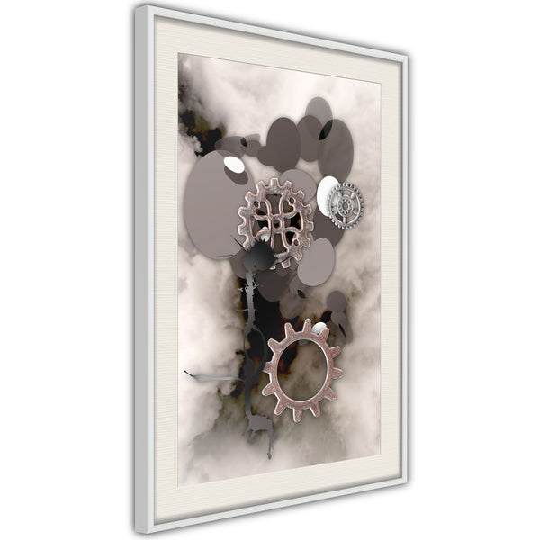Poster - Ancient Mechanism  - wit passepartout