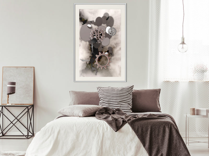 Poster - Ancient Mechanism  - wit passepartout