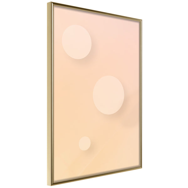 Poster - Pastel Closeness  - goud