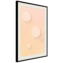 Poster - Pastel Closeness  - zwart passepartout