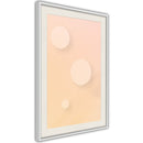 Poster - Pastel Closeness  - wit passepartout