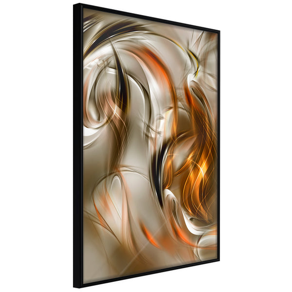 Poster - Amber Breeze  - zwart