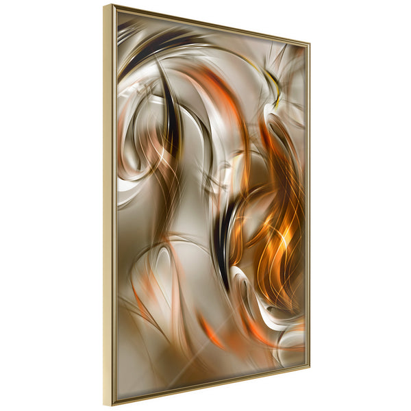 Poster - Amber Breeze  - goud