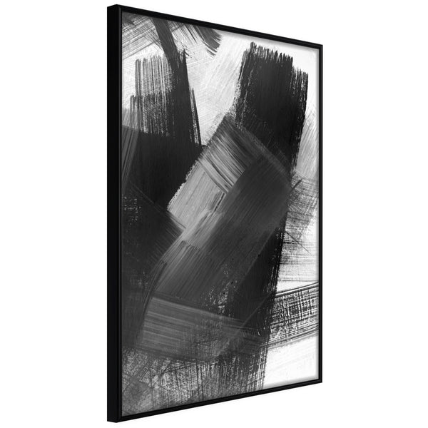 Poster - Black Mosaic  - zwart
