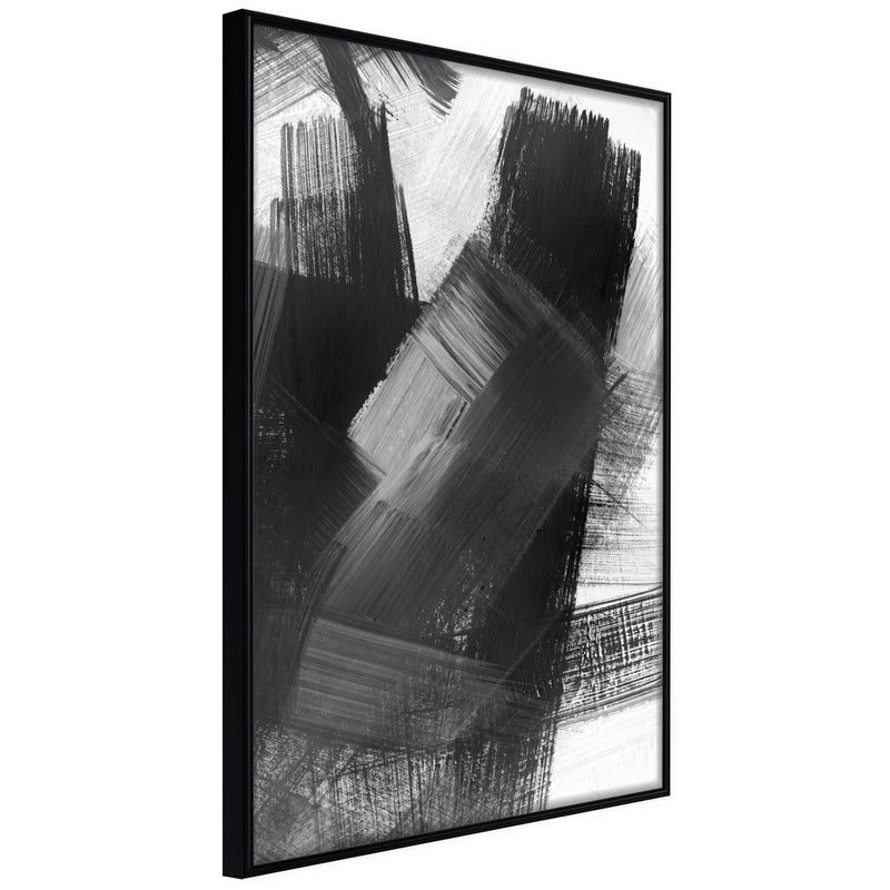 Poster - Black Mosaic  - zwart