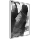 Poster - Black Mosaic  - wit