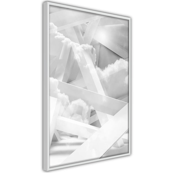 Poster - Scaffold in the Clouds  - wit