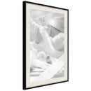 Poster - Scaffold in the Clouds  - zwart passepartout