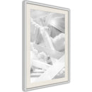 Poster - Scaffold in the Clouds  - wit passepartout