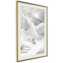 Poster - Scaffold in the Clouds  - goud passepartout