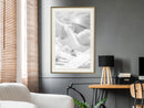 Poster - Scaffold in the Clouds  - goud passepartout
