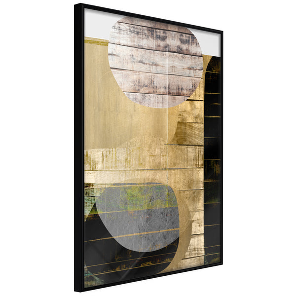 Poster - Sunny Living Room  - zwart