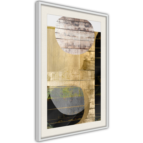 Poster - Sunny Living Room  - wit passepartout