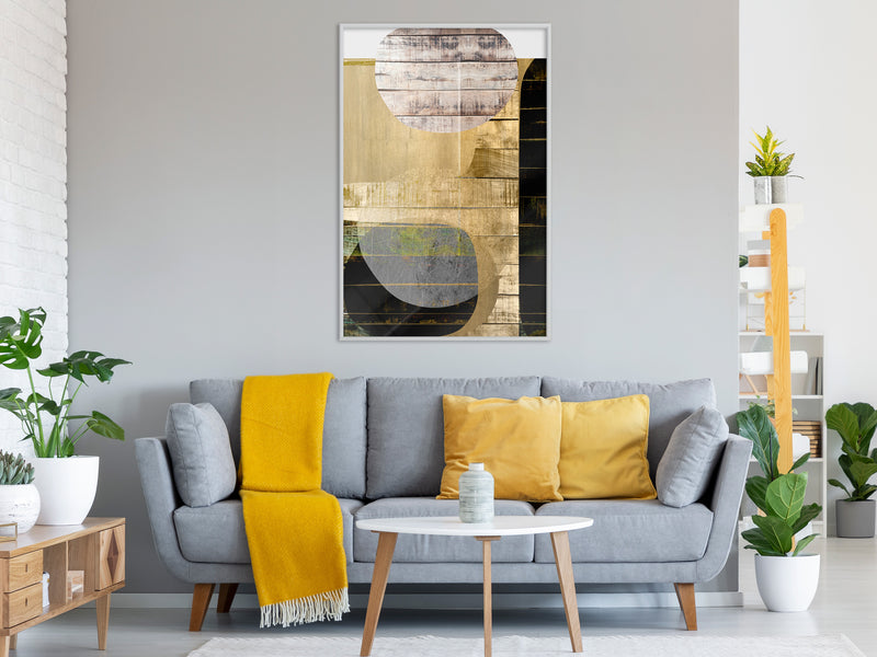 Poster - Sunny Living Room  - wit