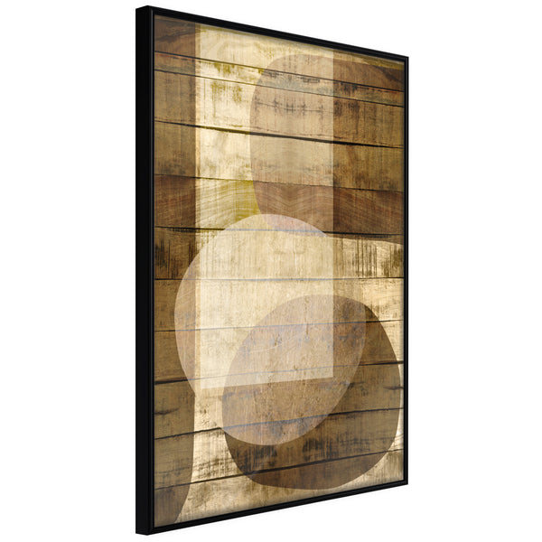 Poster - Illuminated Space  - zwart