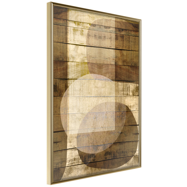 Poster - Illuminated Space  - goud