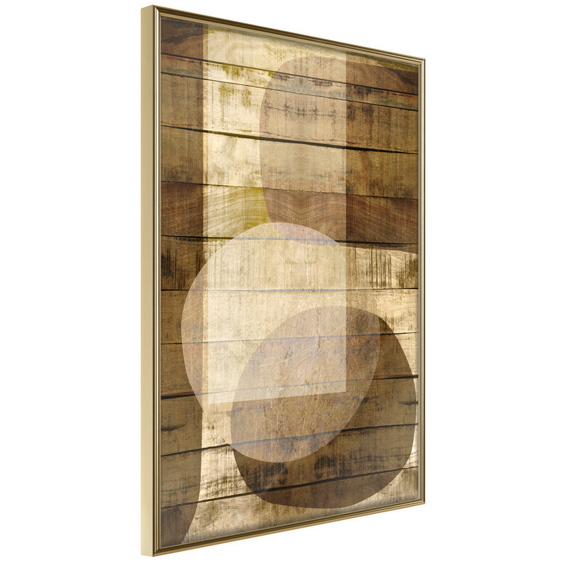 Poster - Illuminated Space  - goud