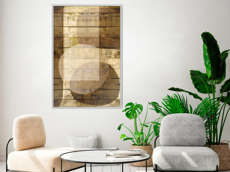 Poster - Illuminated Space  - wit